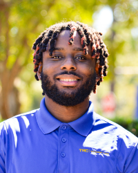 Speaker of the Senate Shaune Jessemay posing for a headshot.